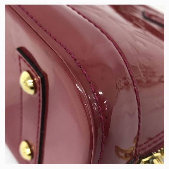 Authentic LOUIS VUITTON Verni Monogram Alma BB 2Way Shoulder Bag - Picture 3 of 7
